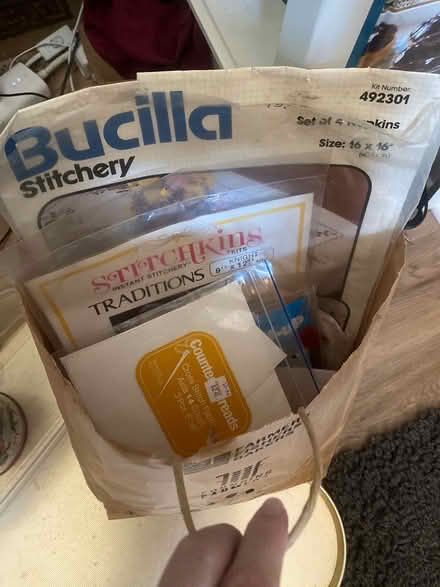Photo of free Sewing/embroidery supplies (Petworth/Columbia Heights) #1