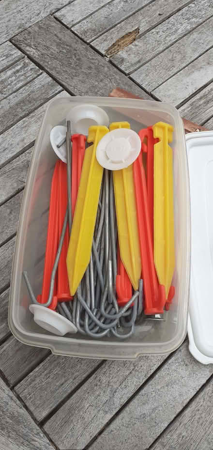 Photo of free tent pegs (metal and plastic) (Nottingham NG1) #1
