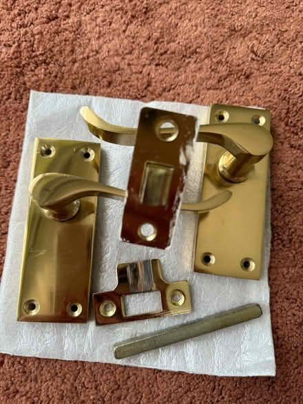 Photo of free Brass internal door handles (Diss IP22) #1
