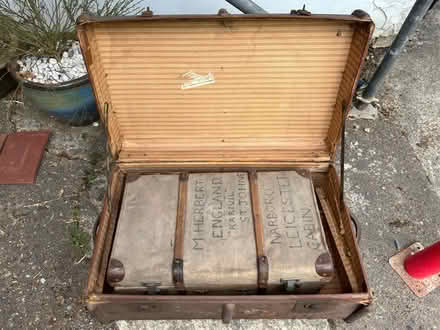 Photo of free 2 vintage suitcases (Bletchingley RH1) #3