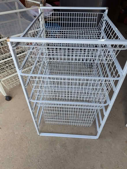 Photo of free Metal storage baskets (Winterbourne Bassett SN4) #1