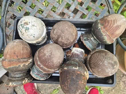 Photo of free 7 Wooden tops for banister or fence (Iffley Road OX4) #2