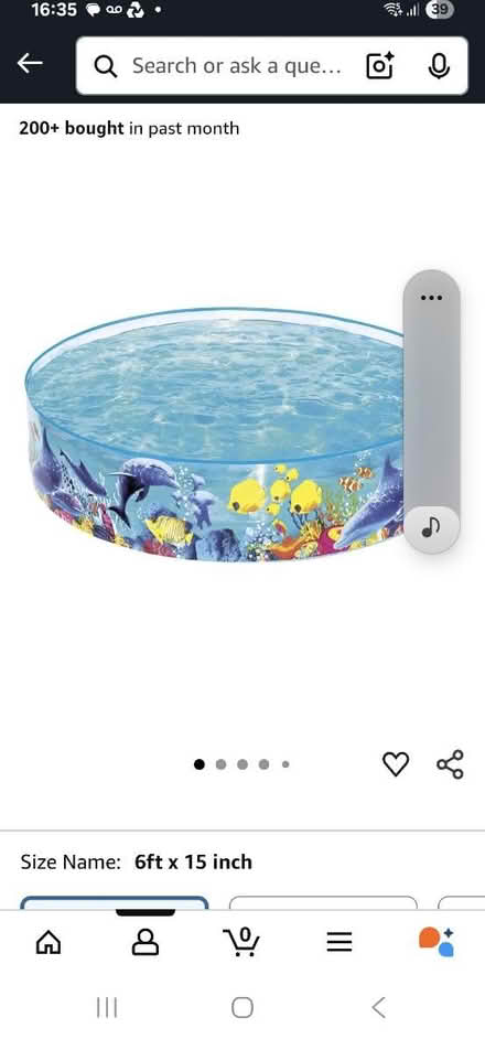 Photo of free Large paddling pool 6ft diameter (NW5 Grafton Terrace) #1