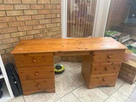 Photo of free Solid pine desk (Mitcham CR4) #1