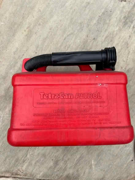 Photo of free Petrol Plastic container (empty) (Old Dean GU15) #1