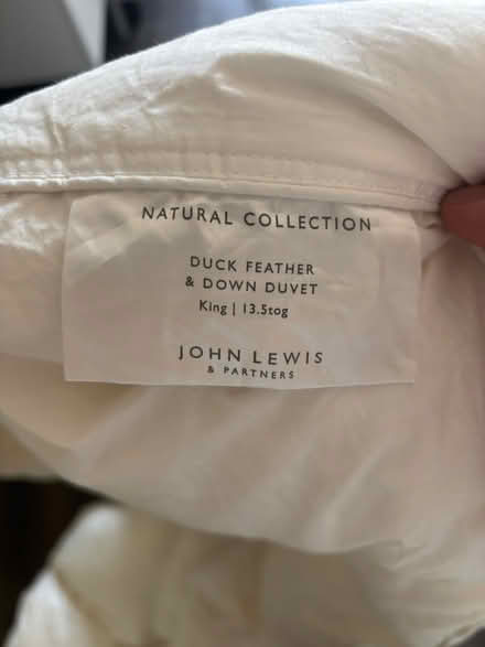 Photo of free KING duck feather & down quilt (New Cross SE14) #1