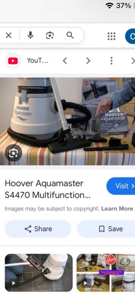 Photo of Hoover aquamaster (Milton PO4) #1
