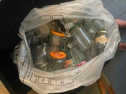 Photo of free Large bag of clean jars (Elephant and Castle SE17) #1