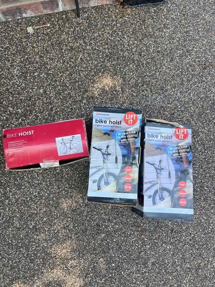 Photo of free Three bike hoists still in boxes (Walton on Thames) #1