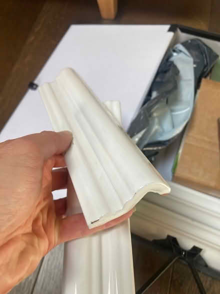 Photo of free White dado rail tiles (Muswell Hill N10) #1