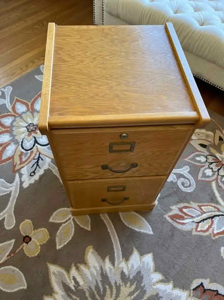 Photo of free 2 Drawer Filing Cabinet (Queen Anne) #1
