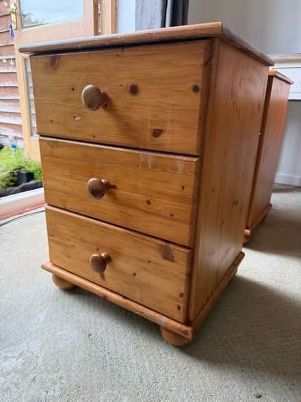 Photo of free Pair of Bedside Chest of Drawers (Lymm WA13) #2