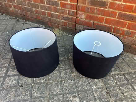 Photo of free Black lampshades x 2 (KT229RL) #1