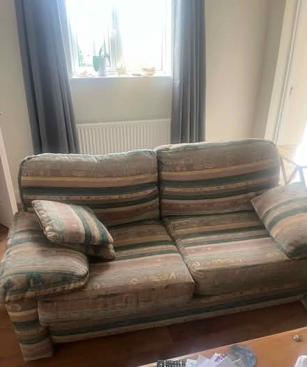 Photo of free Neat yet spacious two seater couch (South county Dublin) #1