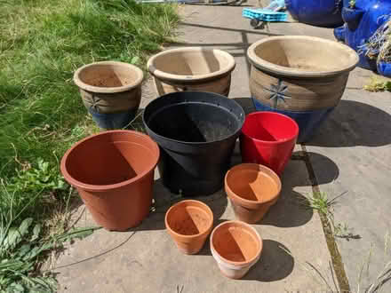 Photo of free Garden plant pots (Churchgate, Cheshunt EN8) #1