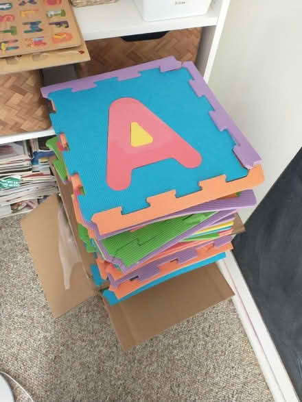 Photo of free Foam ABC puzzle letters (Meriden off Curtis st) #1