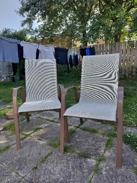Photo of free 2 garden chairs (Crawcrook NE40) #1