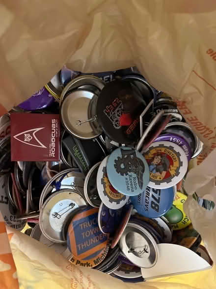 Photo of free FIRST Robotics Pins (Farmington Hills) #2