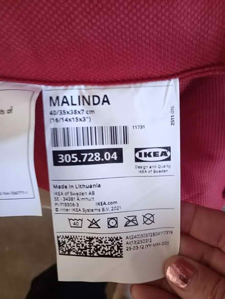 Photo of free 2 Chair cushions (Edgware HA89) #2