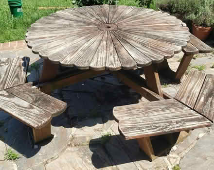 Photo of free Sunflower Picnic Table (Front Royal) #1