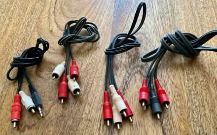 Photo of free Various audio cables (Burton Joyce NG14) #1