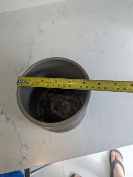 Photo of free Grey flower pot (OX4 Boulter Street) #3