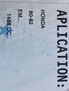 Photo of free Engine gasket kit 80-82 civic (HW 17 at HW 85) #3