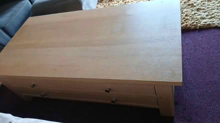 Photo of free Heavy oak coffee table (Fareham PO16) #2