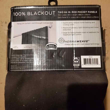 Photo of free Long blackout curtains (Ann Arbor Northwest Side) #3