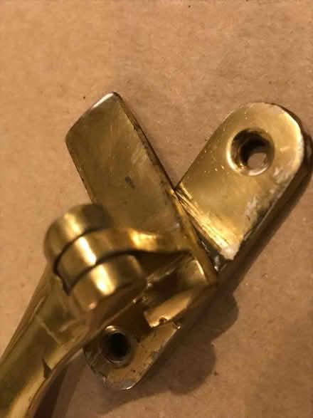 Photo of free Brass window latch fastener. (Woodbridge IP12) #3
