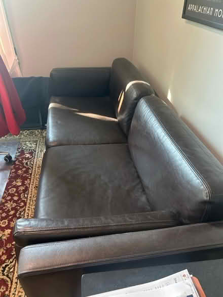 Photo of free Brown couch (Silver Spring) #1