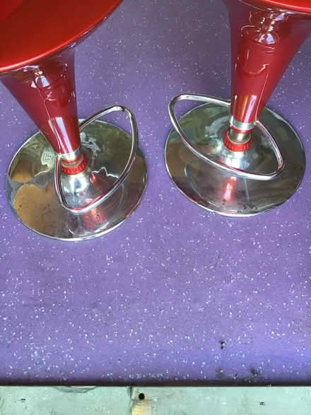Photo of free Red rise & fall stools (Havant PO9) #2
