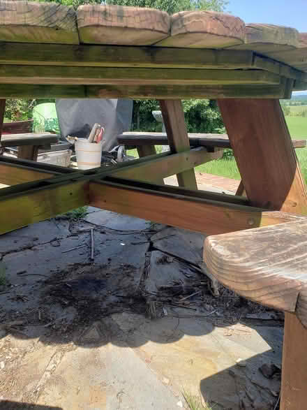 Photo of free Sunflower Picnic Table (Front Royal) #2