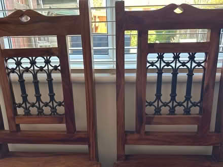 Photo of free Two solid wood chairs (Hull HU5) #2