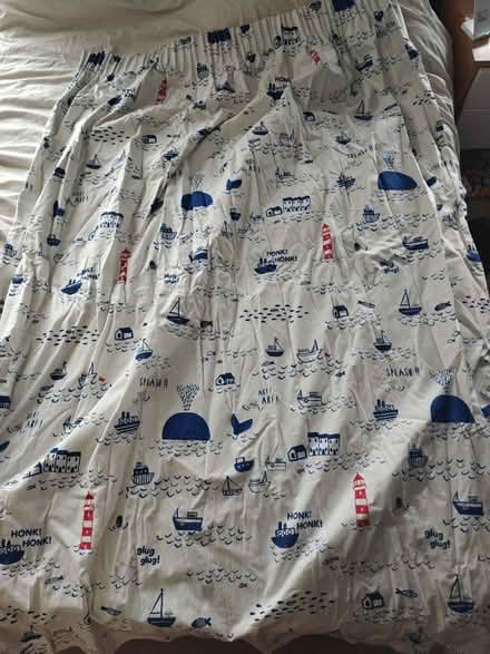 Photo of free Curtains - kids nautical (Near Walthamstow village) #1