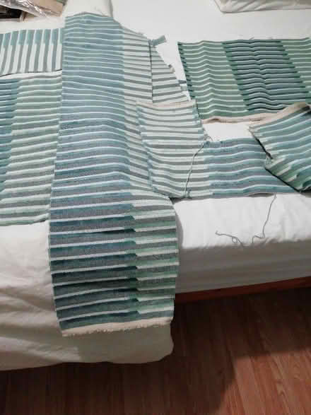 Photo of free Heavy duty upholstery remnants (Bobblestock HR4) #2