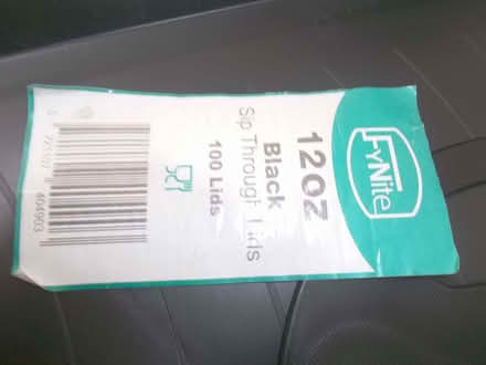 Photo of free Pack of Cup lids (AB10) #2
