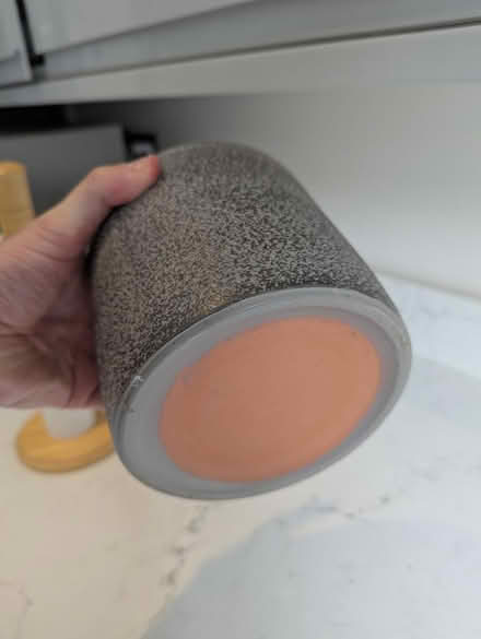 Photo of free Grey flower pot (OX4 Boulter Street) #1