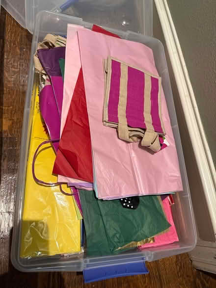 Photo of free Bin of tissue paper, party stuff (Allen) #2