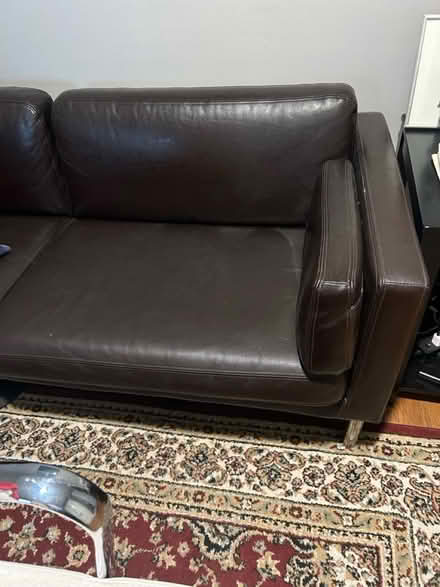 Photo of free Brown couch (Silver Spring) #2
