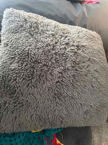 Photo of free 1 grey quite big and fluffy cushion (E5) #1