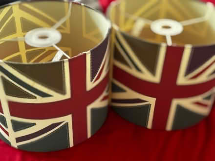 Photo of free Two Union Jack light shades (Brickhill MK41) #1