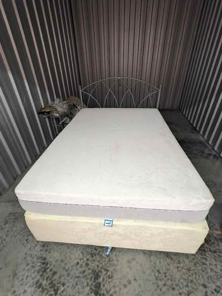 Photo of free Double Bed with Well Sleep Mattress (Battlefield Enterprise Park SY1) #1