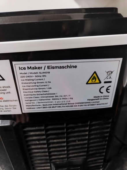 Photo of free Ice machine (BS34 Charlton Hayes) #1