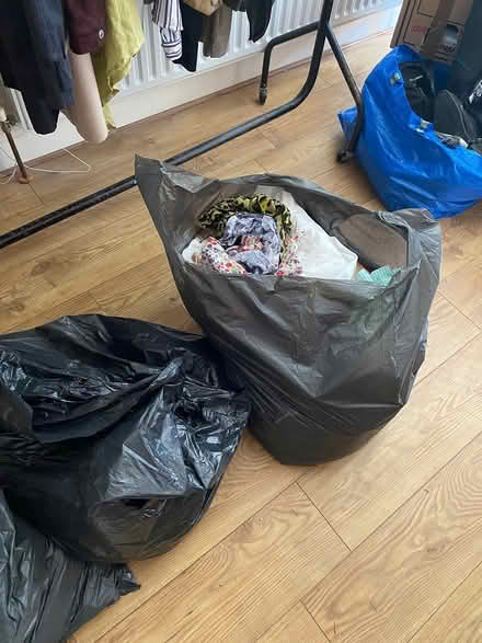 Photo of free 4 sacks of clothes boots shoes (West Ewell Epsom KT19) #3