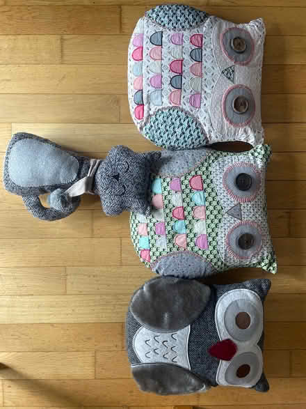 Photo of free Owl pillows cat door stopper (Slateford EH14) #1