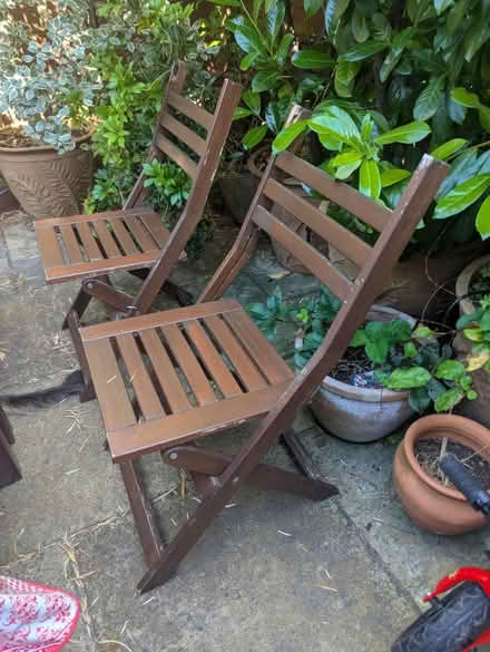 Photo of free 4 patio chairs (OX4 Boulter Street) #1