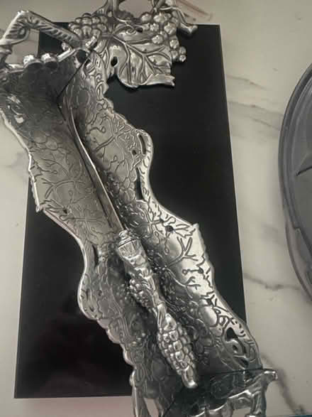 Photo of free Metal and stone cheese board (Bear) #2