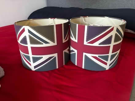 Photo of free Two Union Jack light shades (Brickhill MK41) #2