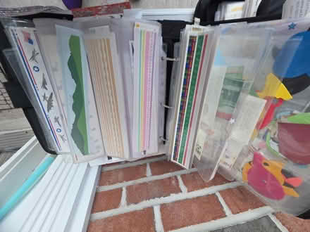 Photo of free Scrapbooking border &sticker binder (Belle mead nj off route 206) #1